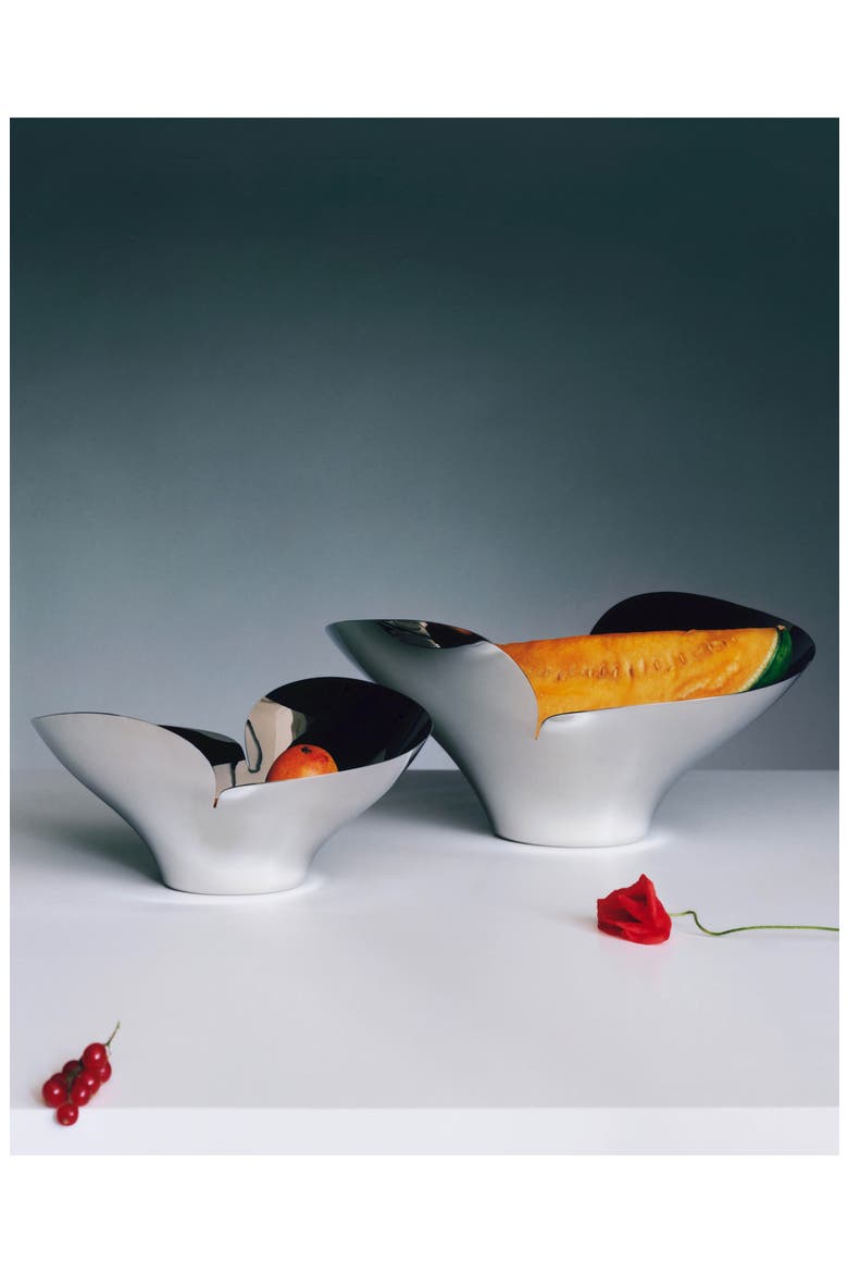 Medium Bloom Bowl, Alternate, color, STAINLESS STEEL