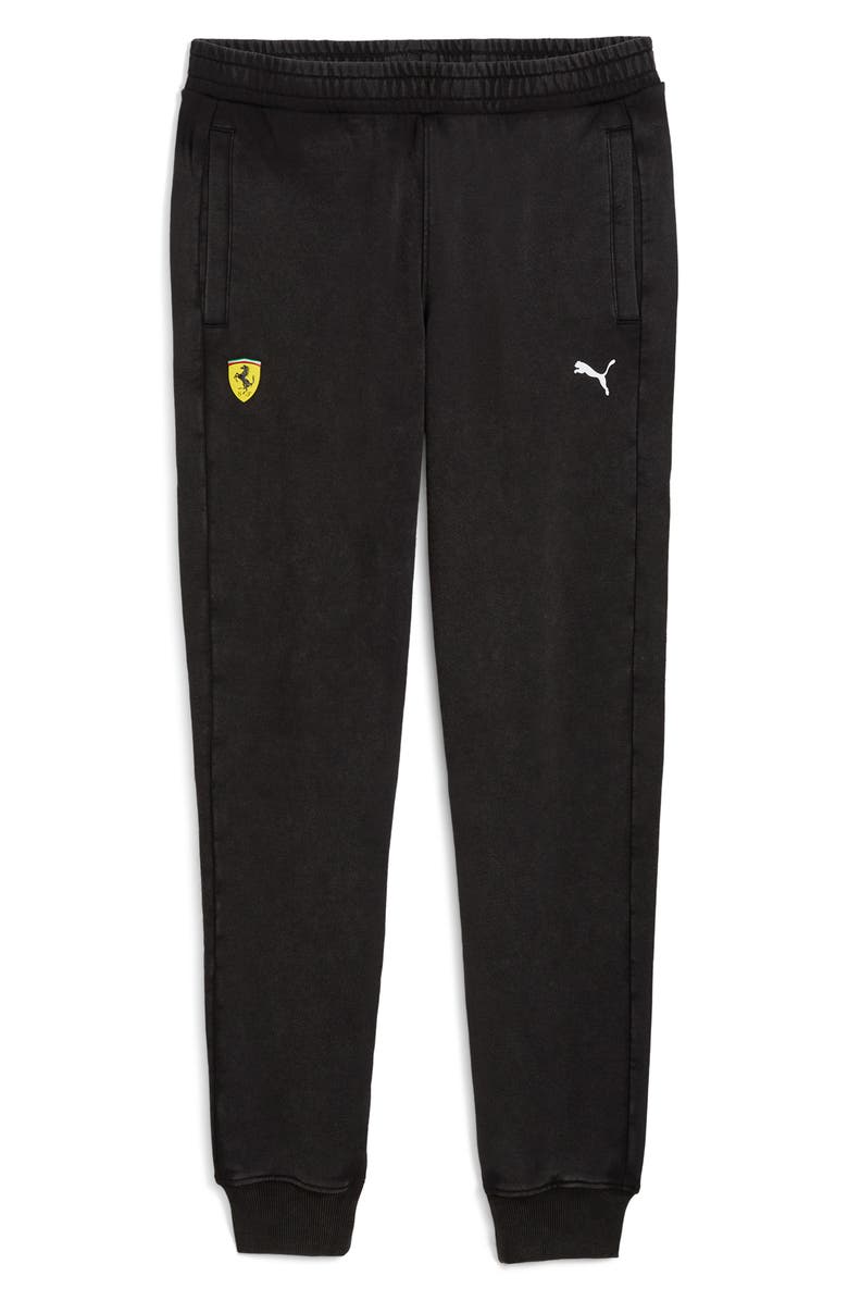 PUMA Ferrari T7 Cotton Joggers, Main, color, Puma Black