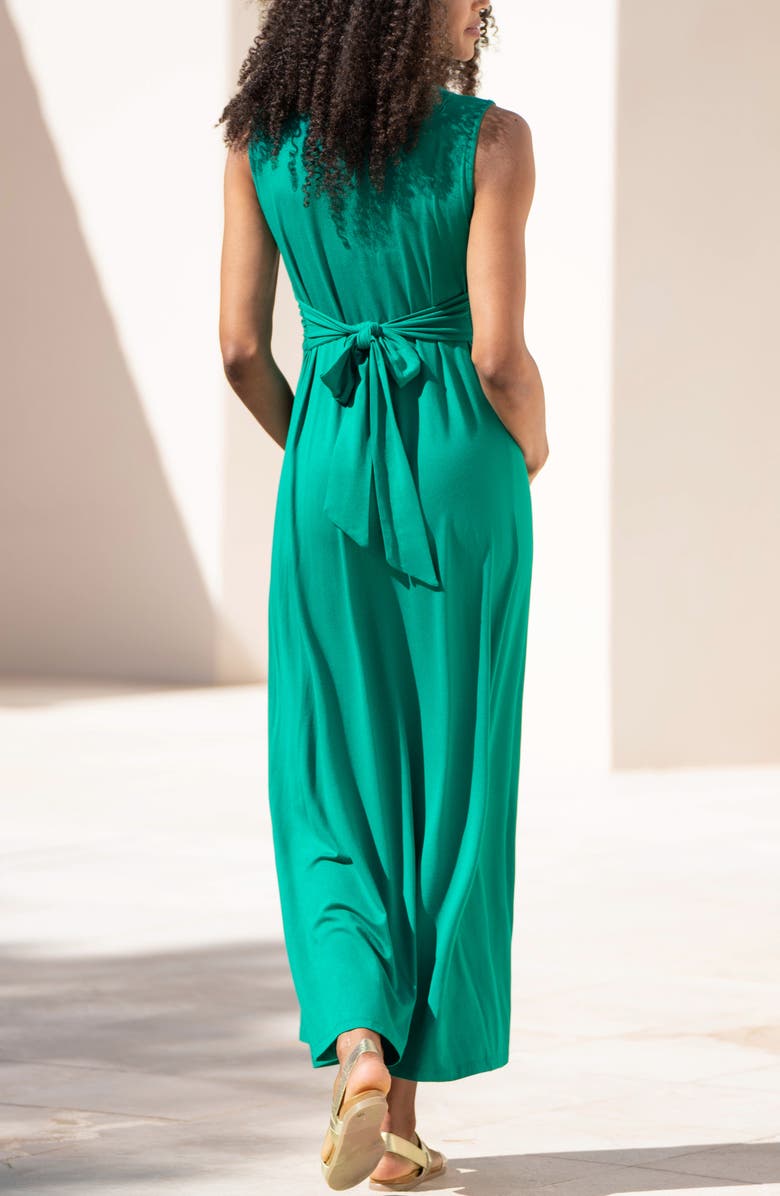 Seraphine Knotted Waist Maternity Maxi Dress, Alternate, color, 