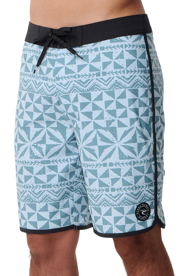 Mirage Big Tapa Board Shorts, Main, color, BLUE
