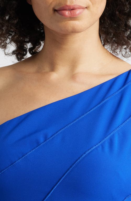 Vince Camuto Laguna One-shoulder Dress In Blue