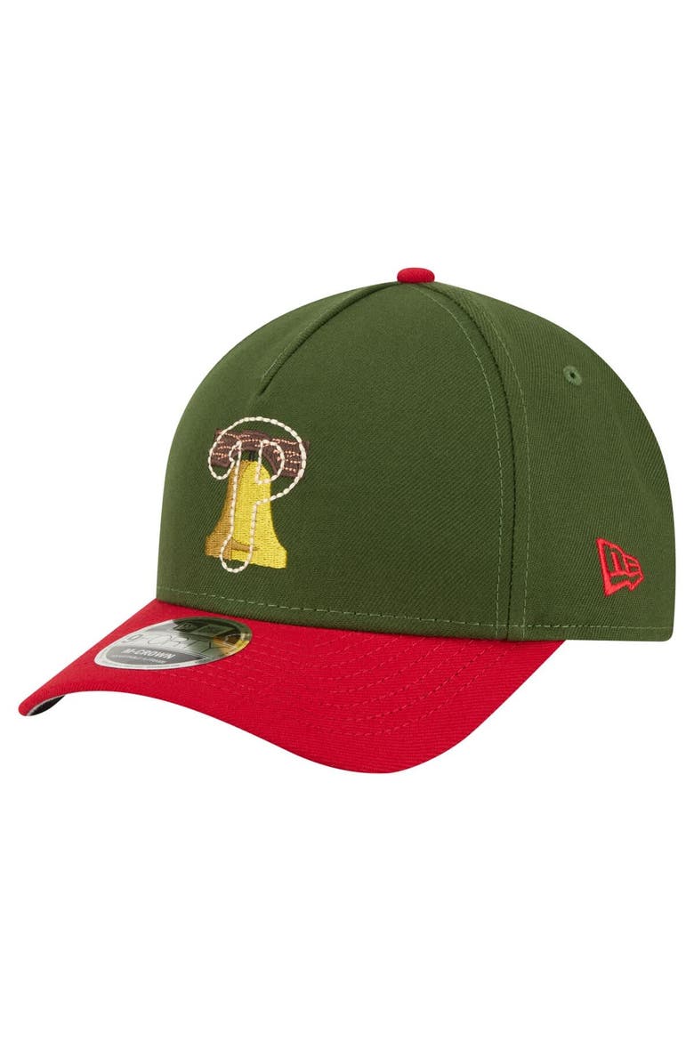 Men's New Era Dark Green Philadelphia Phillies City Feature 9FORTY A-Frame Adjustable Hat, Main, color, Dark Green