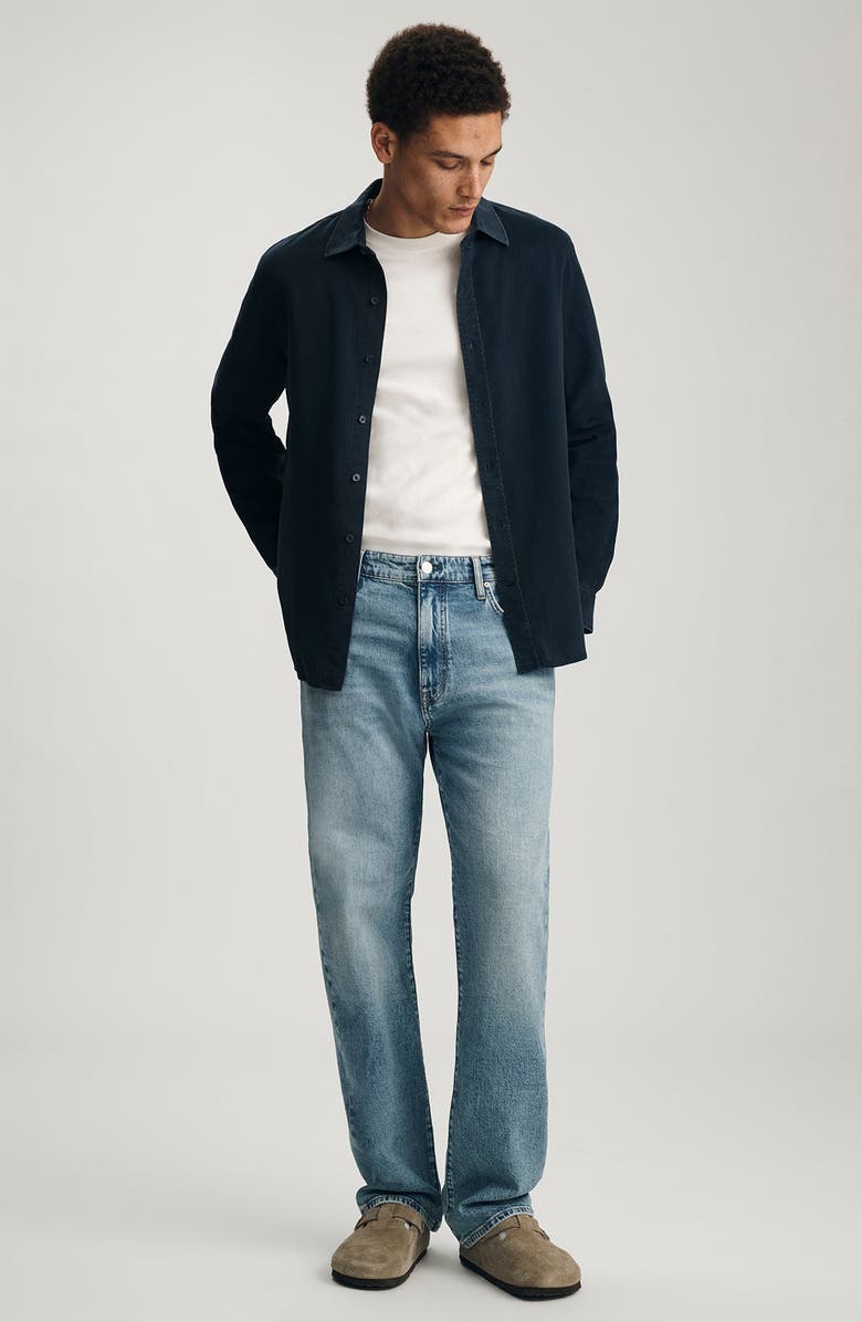 Mavi Jeans Regular Fit Button-Up Shirt, Alternate, color, Blue Nights