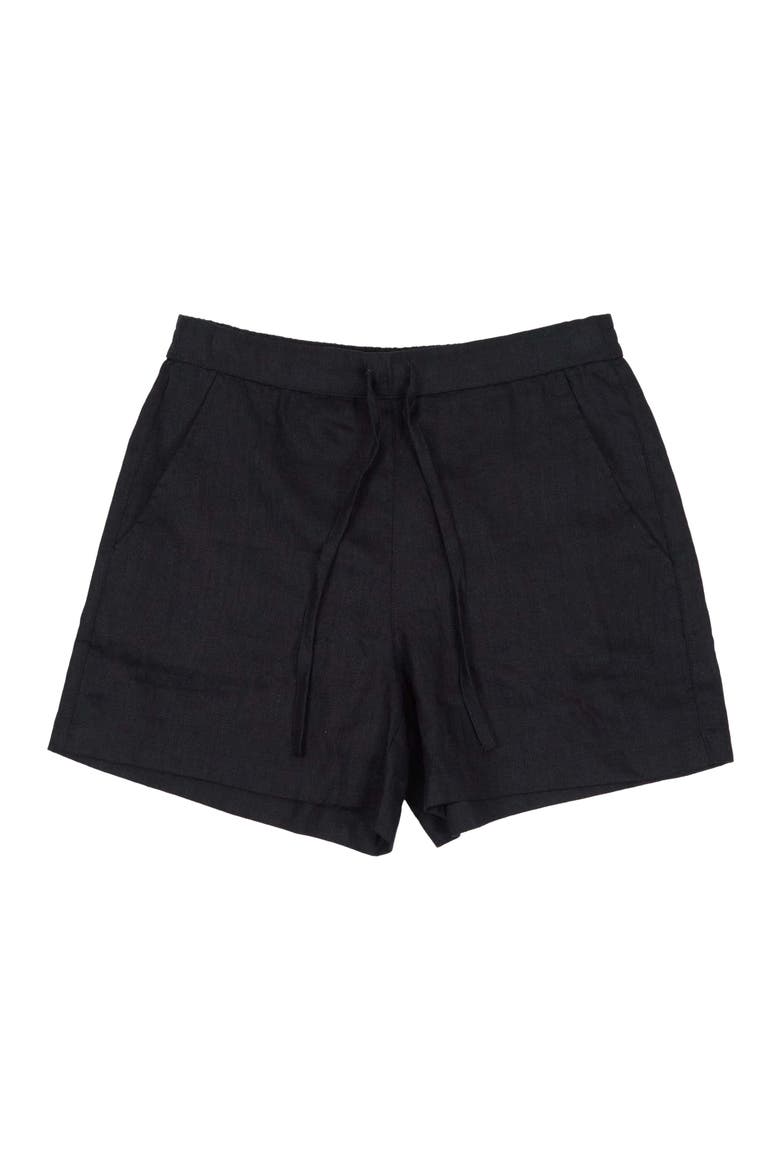 Womens Drawstring Short, Alternate, color, BLACK