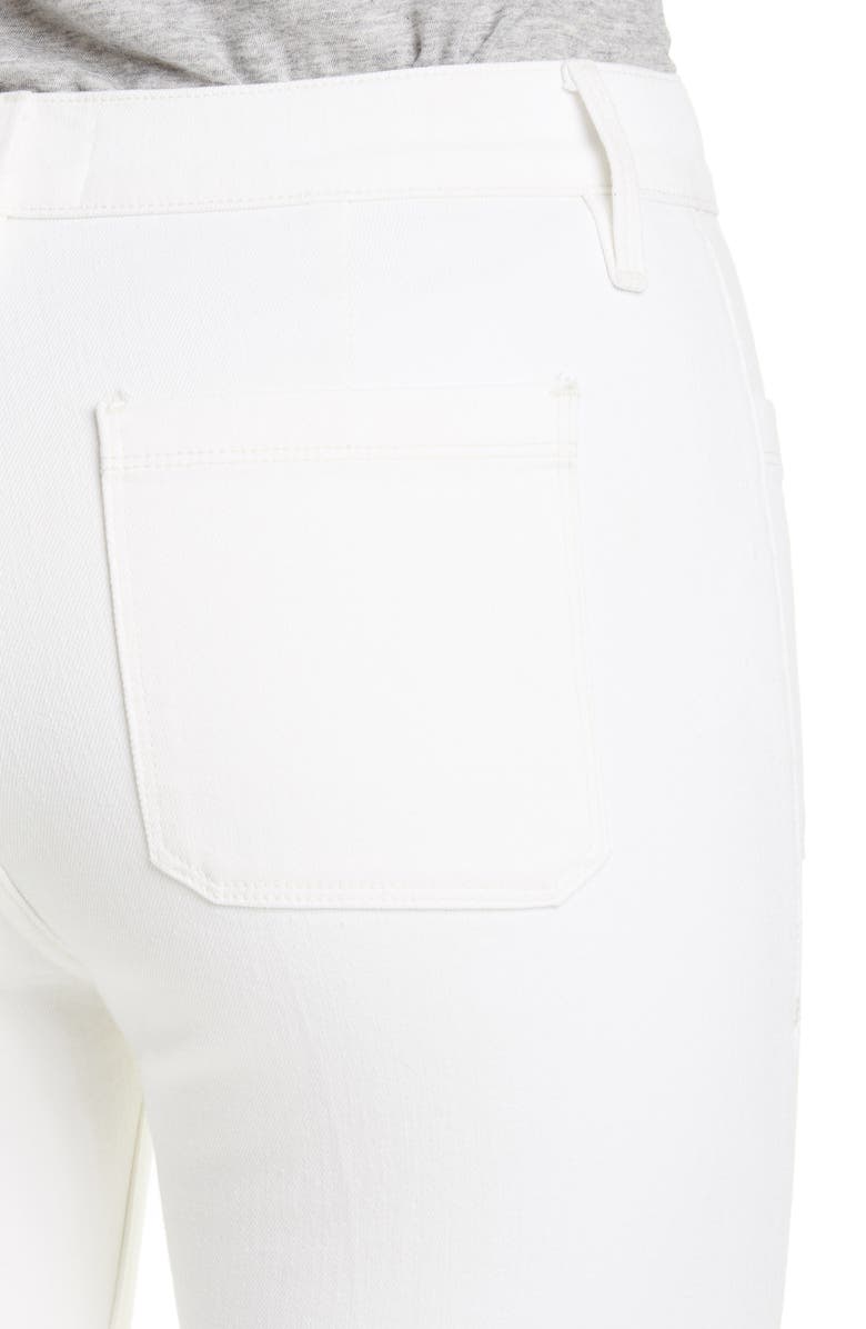 FRAME Le Bardot Patch Pocket Crop Flare Jeans, Alternate, color, 
