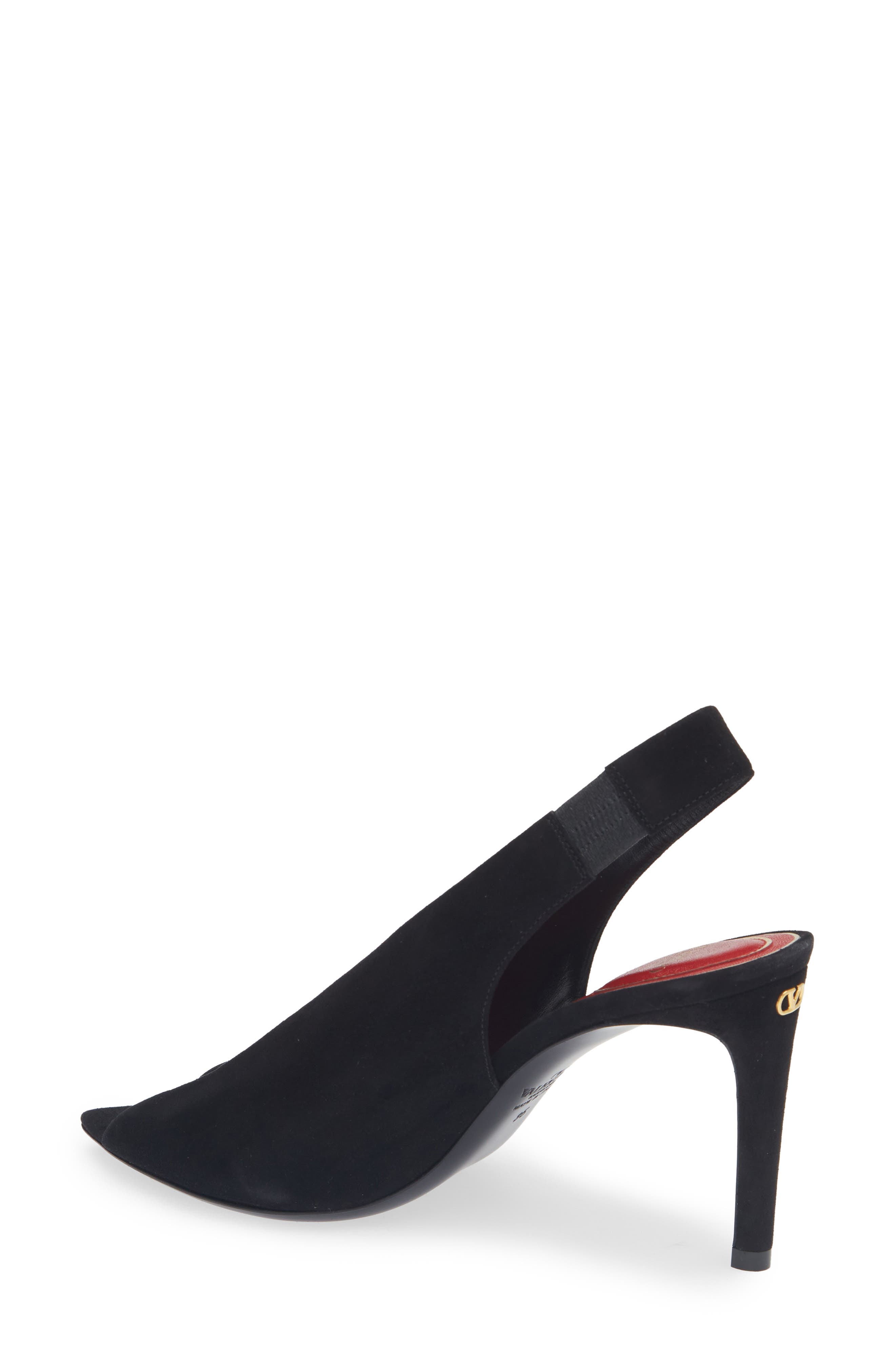 Valentino Garavani Révélé Slingback Sandal, Alternate, color, Black