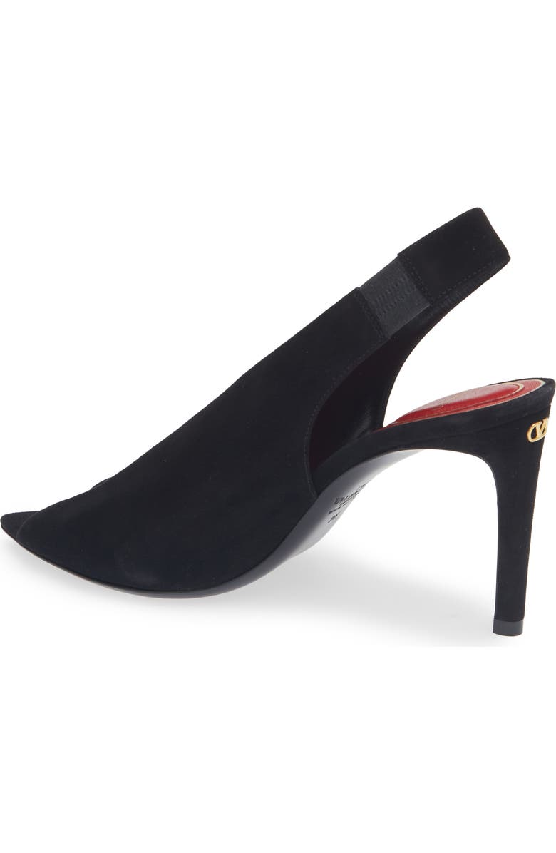 Valentino Garavani Révélé Slingback Sandal, Alternate, color, Black