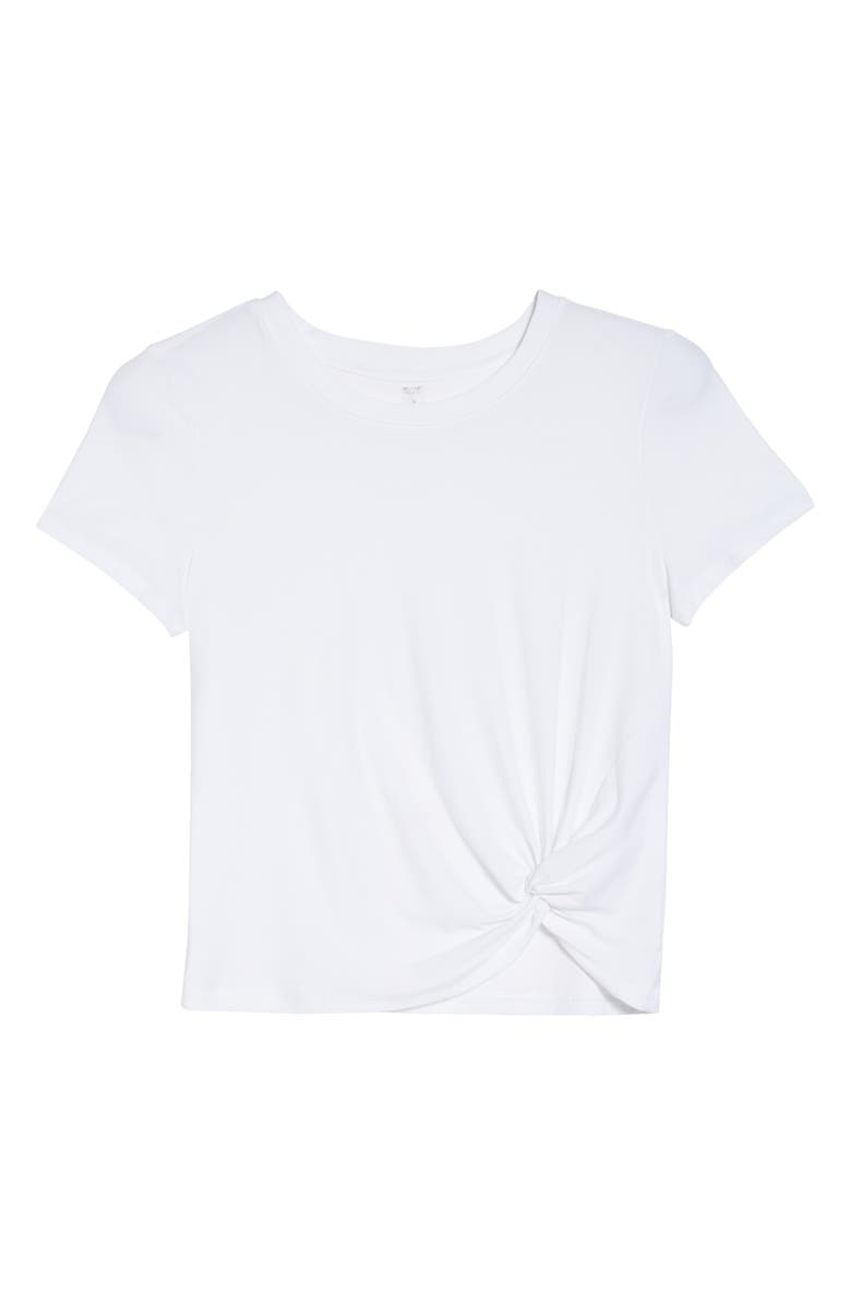 Beyond Yoga Featherweight For a Spin Twist Detail T-Shirt, Alternate, color, 