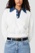 French Connection Denim Collar Sweater