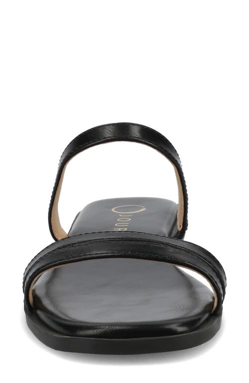 Journee Collection Brisa Slide Sandal In Black
