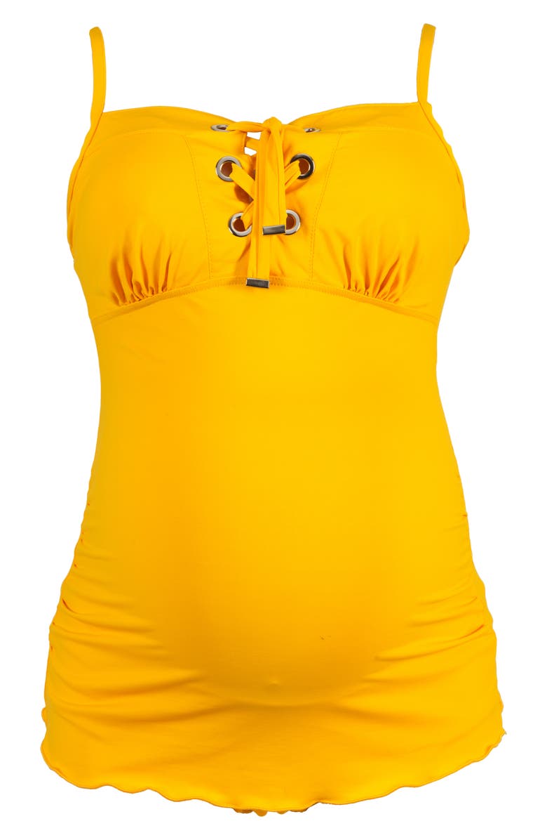 Cache Coeur Newport Maternity Tankini Swimsuit, Alternate, color, 