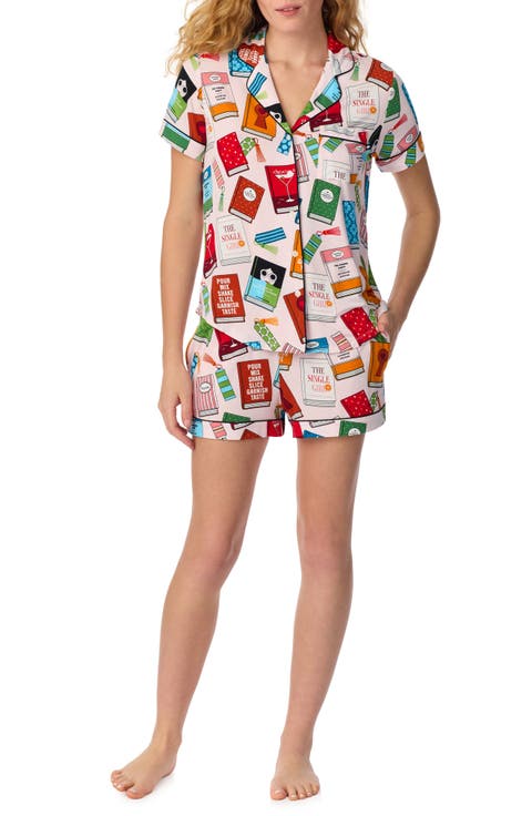 print short pajamas