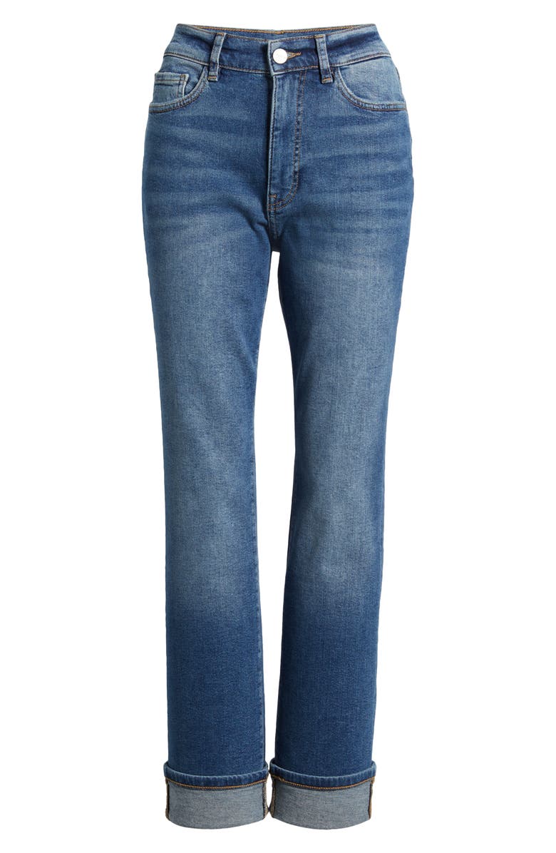 WARP+WEFT ASE High Waist Straight Leg Jeans, Alternate, color, Westwood