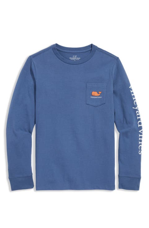 Kids' Whale Nuggets Long Sleeve Cotton Graphic T-Shirt (Toddler, Little Kid & Big Kid)