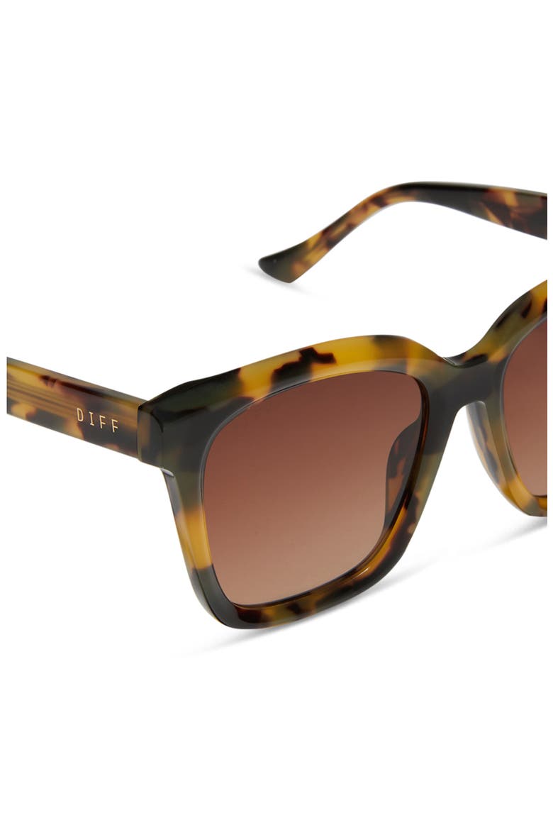 Meredith 54mm Square Sunglasses, Alternate, color, BROWN GRADIENT