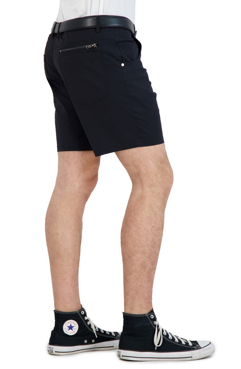 LEVINAS Everyday Stretch Chino Shorts, Alternate, color, Black