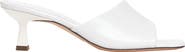 SANDRO Smooth leather heeled mules