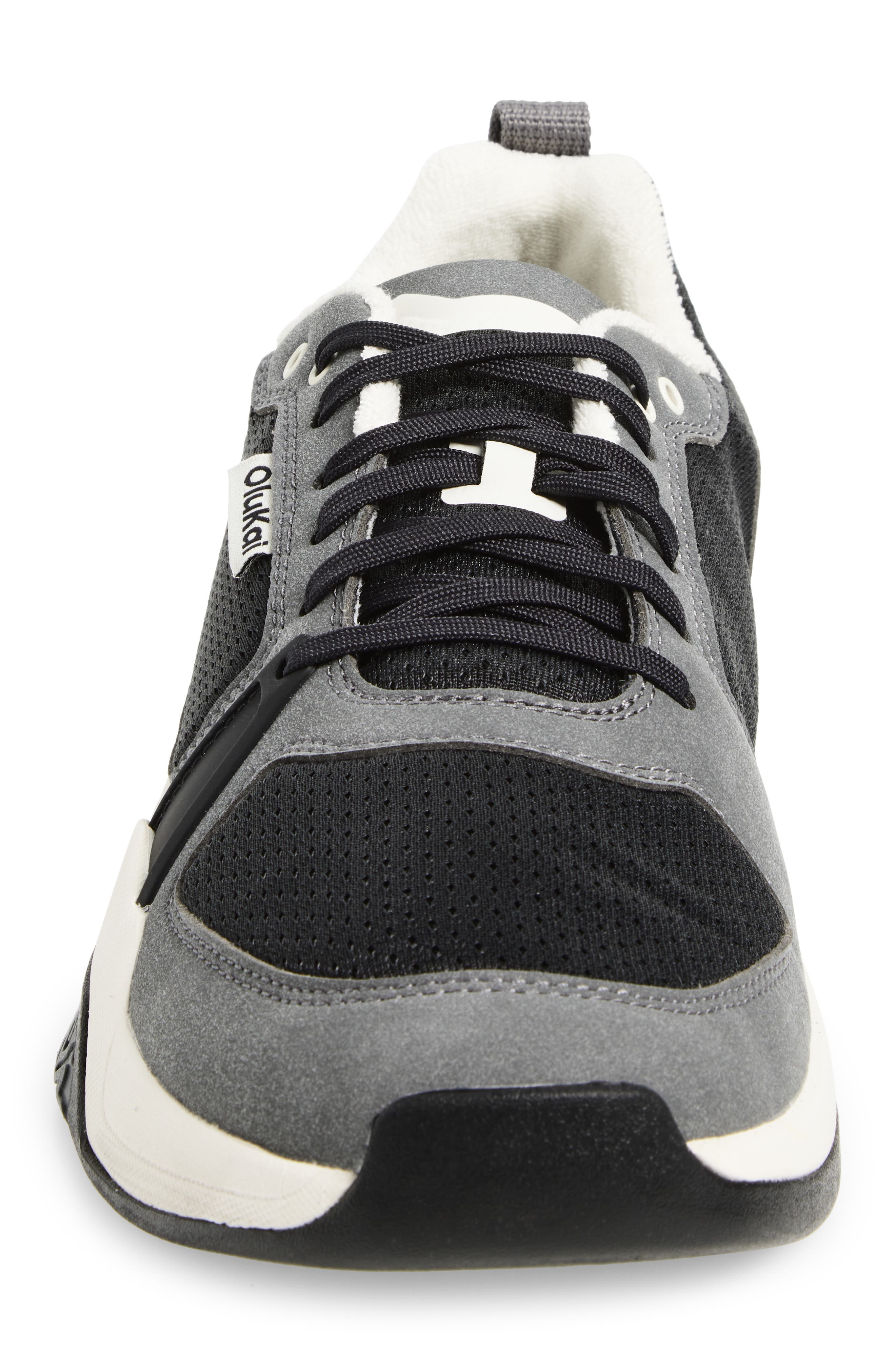 OluKai Anau Sneaker, Alternate, color, Rock / Lava Rock