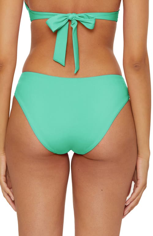 Becca Marble Canyon Ring Hipster Bikini Bottoms In Aqua Sea