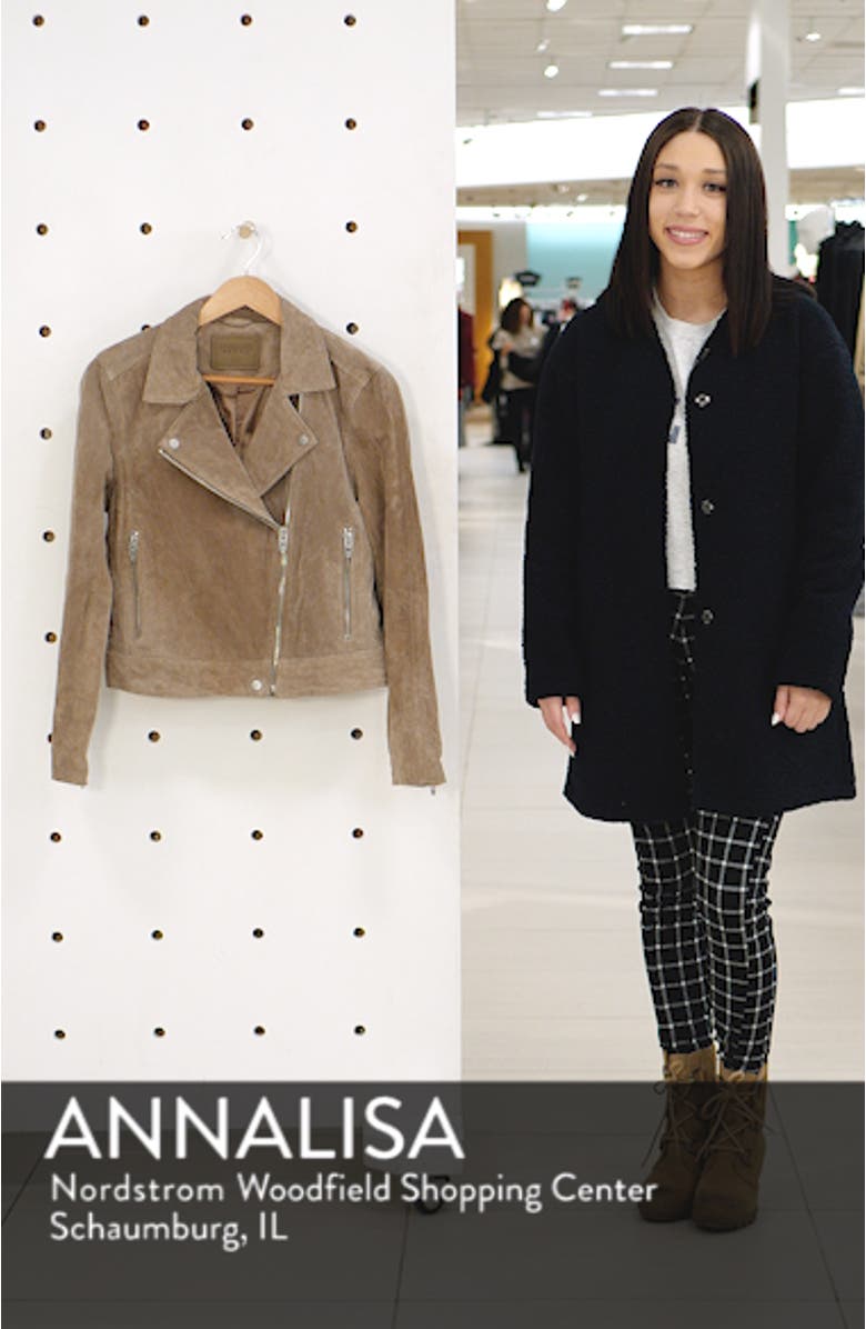 Suede Moto Jacket, sales video thumbnail