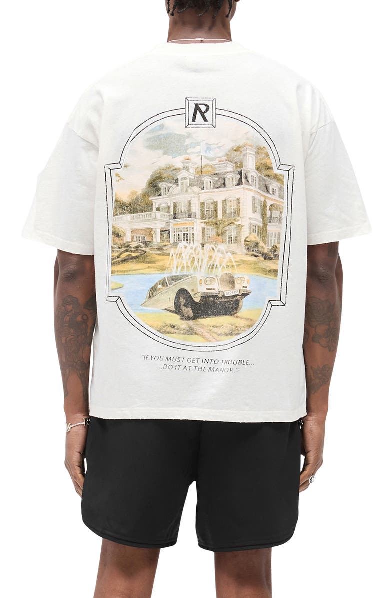 Represent Revere Manor Graphic T-Shirt, Alternate, color, Aged White
