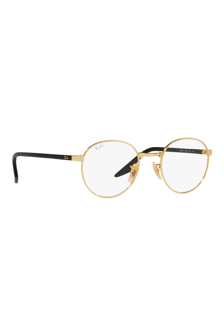 0RX3691V 48mm Round Optical Glasses, Alternate, color, ARISTA