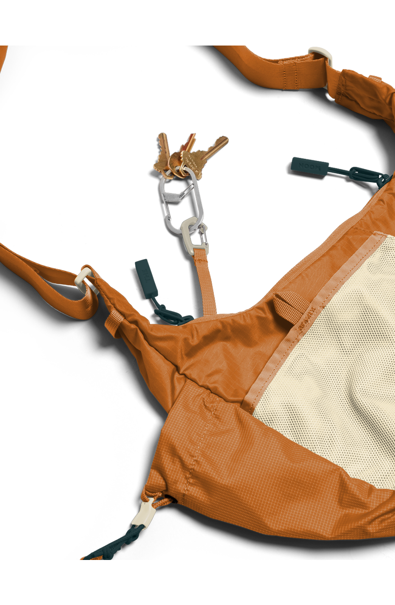 Baboon to the Moon Crescent Crossbody Big 8L, Alternate, color, Caramel