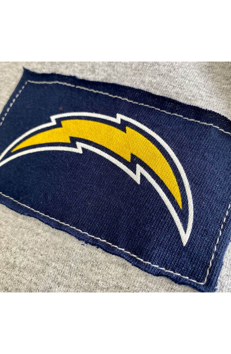 REFRIED APPAREL Men's Refried Apparel Gray Los Angeles Chargers Sustainable Angle Long Sleeve T-Shirt, Alternate, color, Gray