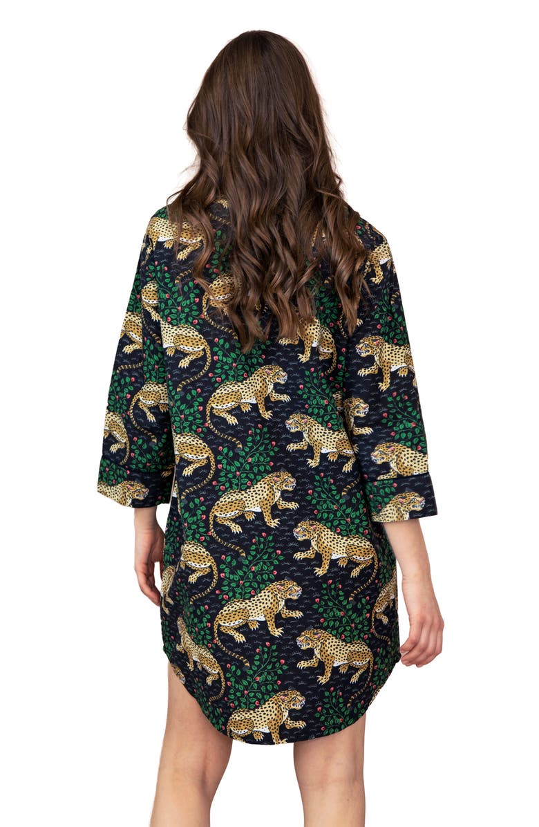 Printfresh Sleep Shirt, Alternate, color, Ink