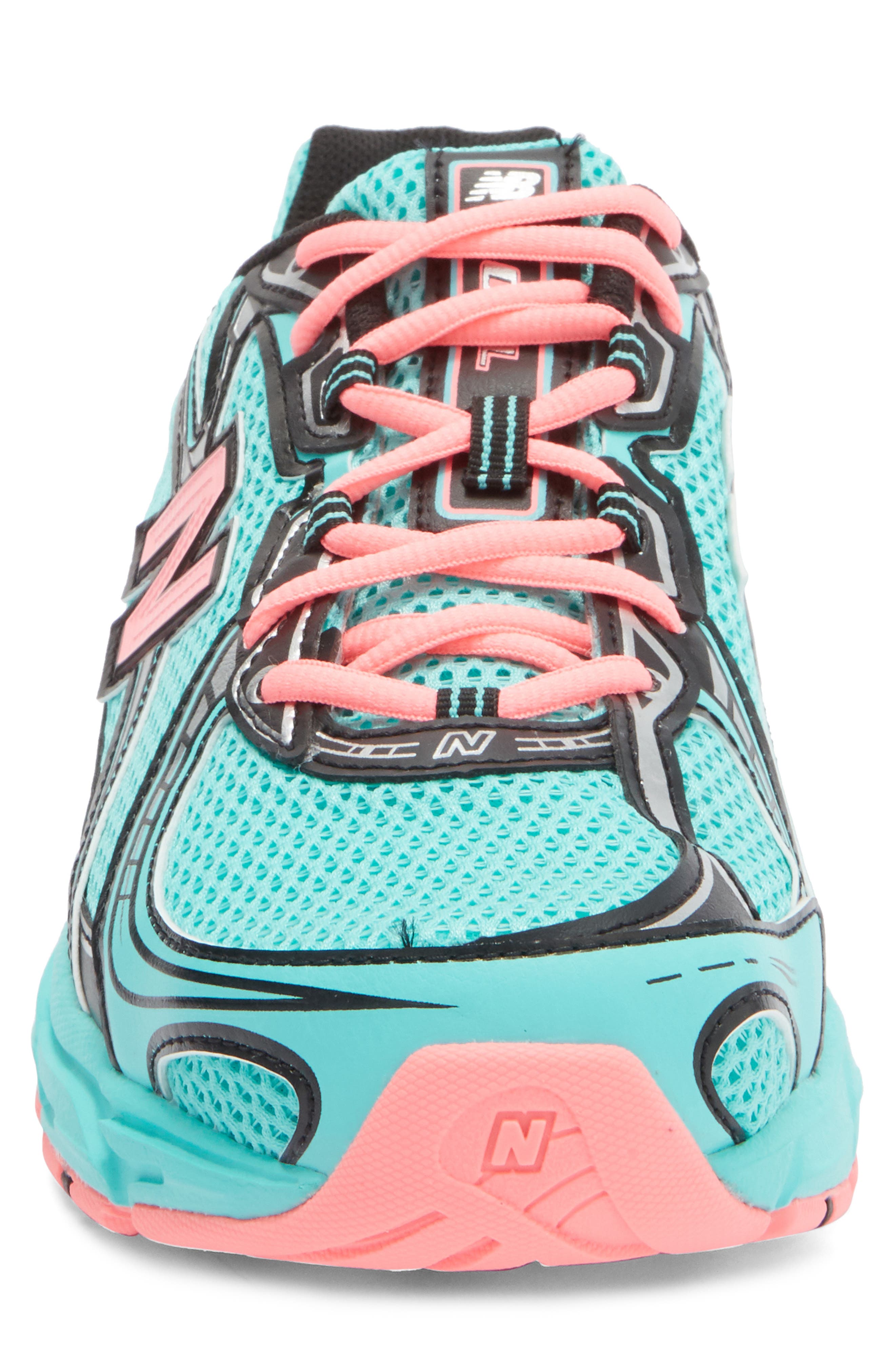 New Balance 740 Running Shoe, Alternate, color, Cyber Jade/ Ultra Pink