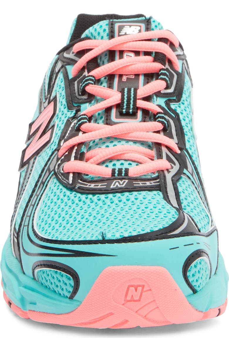 New Balance 740 Running Shoe, Alternate, color, Cyber Jade/ Ultra Pink