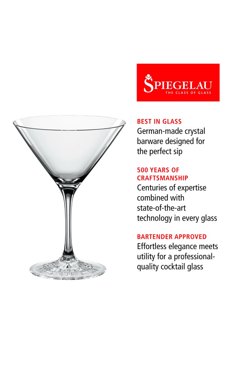SPIEGELAU Perfect Cocktail Glass Set of 4, Alternate, color, Clear