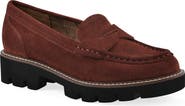 White Mountain Footwear Gunner Lug Sole Platform Loafer - Wide Width