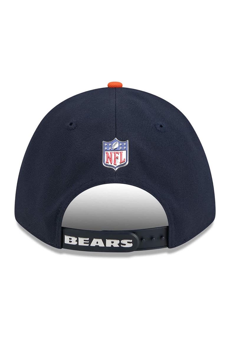 New Era Men's New Era  Navy/Orange Chicago Bears 2026 NFL Draft 9FORTY M-Crown Adjustable Hat, Alternate, color, Navy