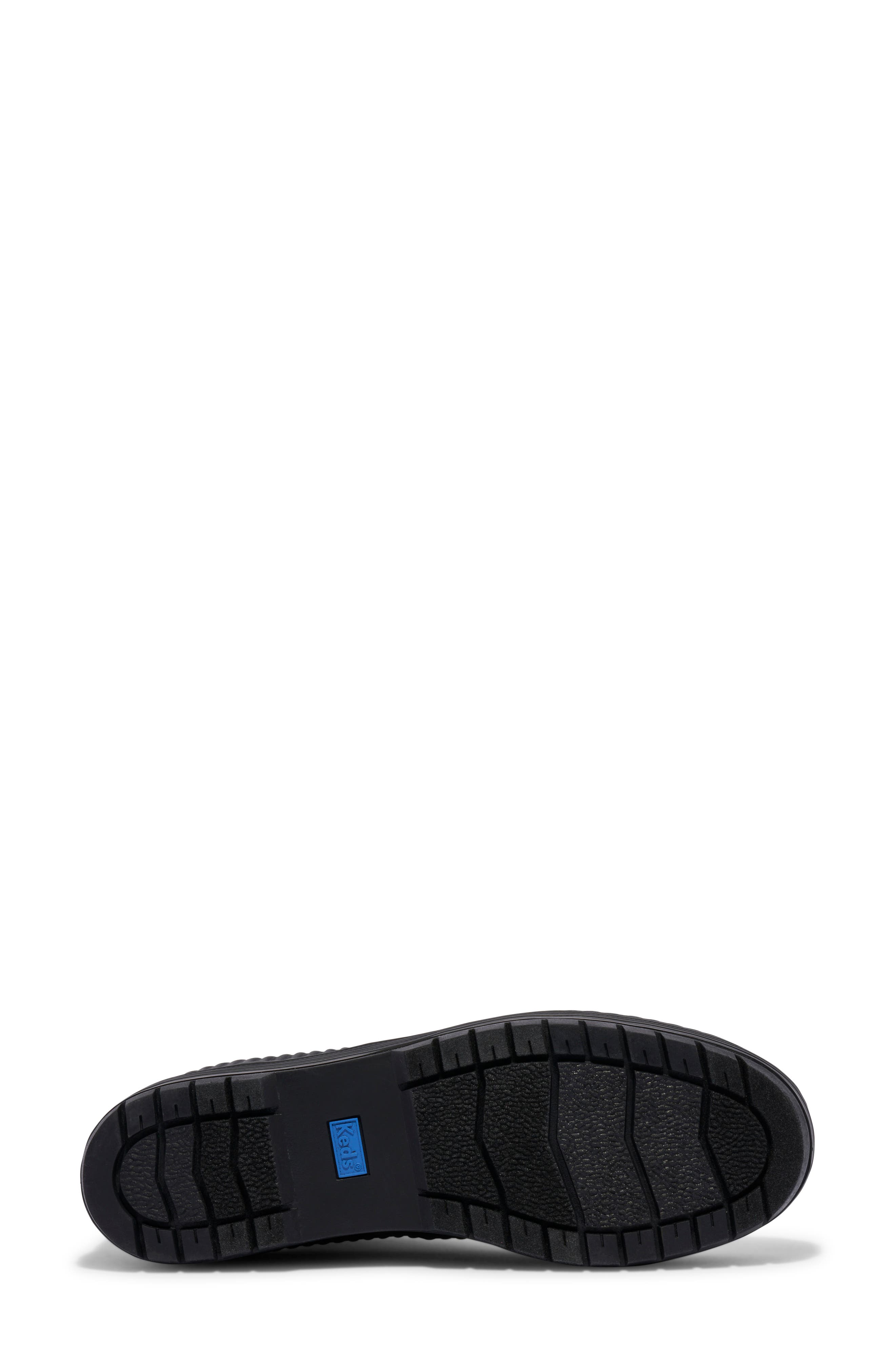 The Platform Sneaker Bootie, Alternate, color, WHITE/ BLACK