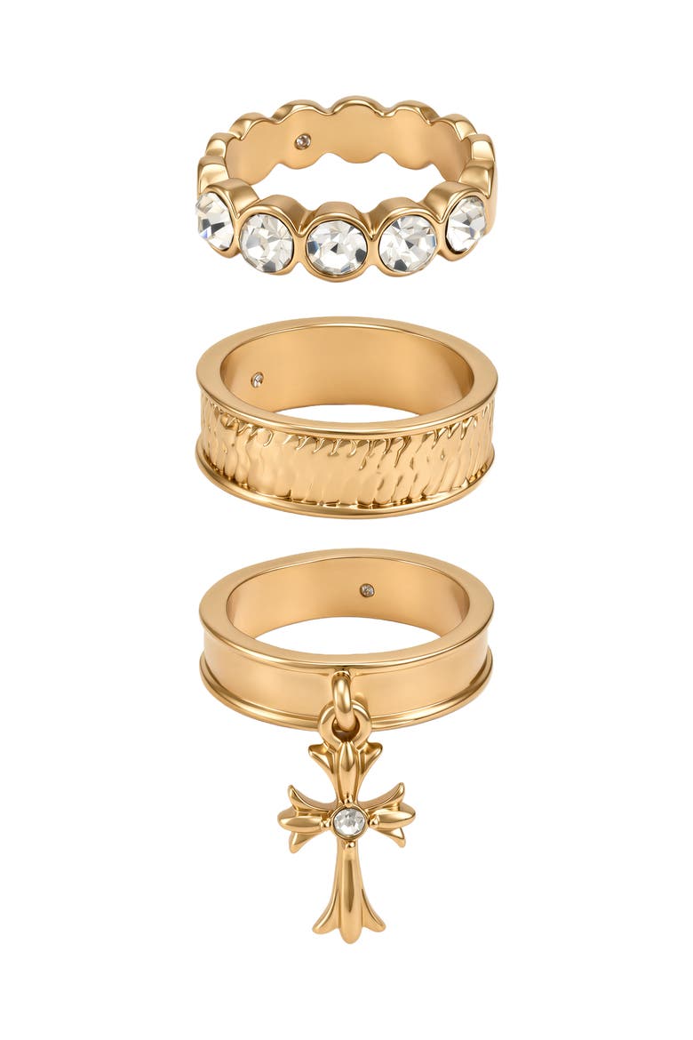 Ring Set, Alternate, color, Gold