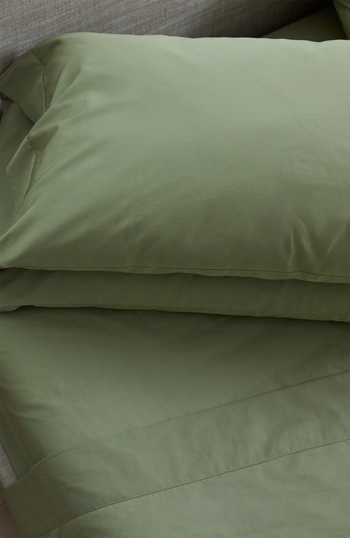 Slumber Cloud Performance Cotton Sheet Set In Green