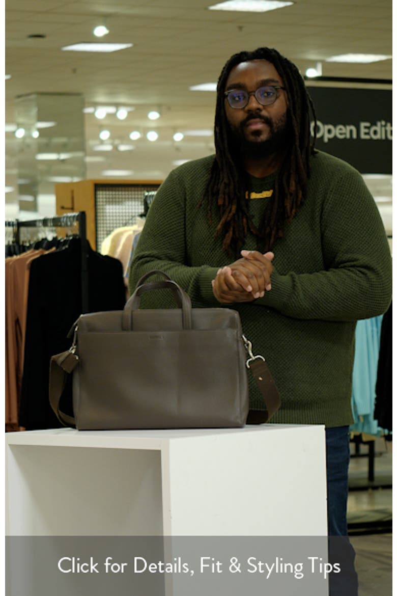 Canfield Essential Pebbled Leather Briefcase video