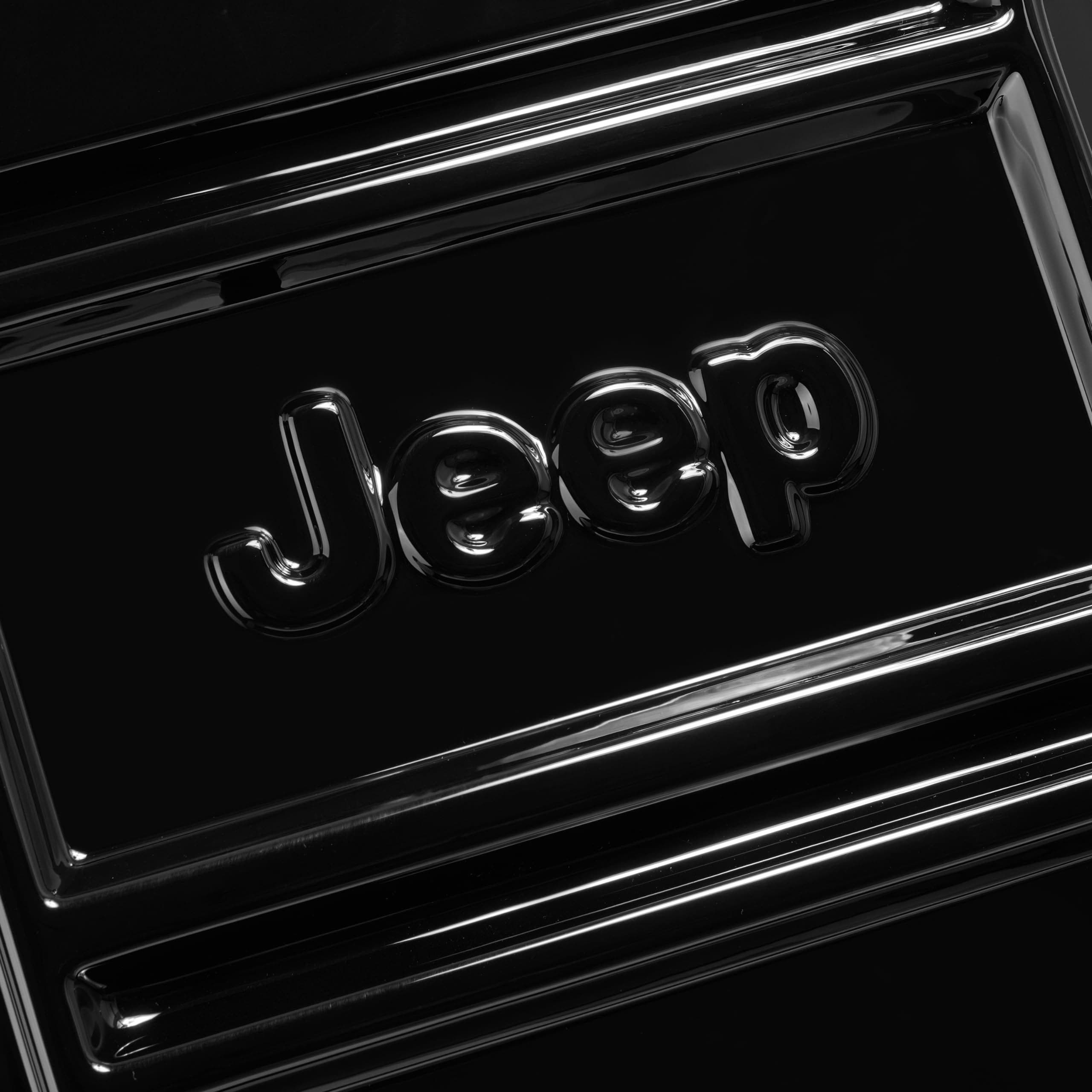 JEEP JH003B 21" Carry On Hardside Expandable Luggage with Two Wheels, Alternate, color, Black