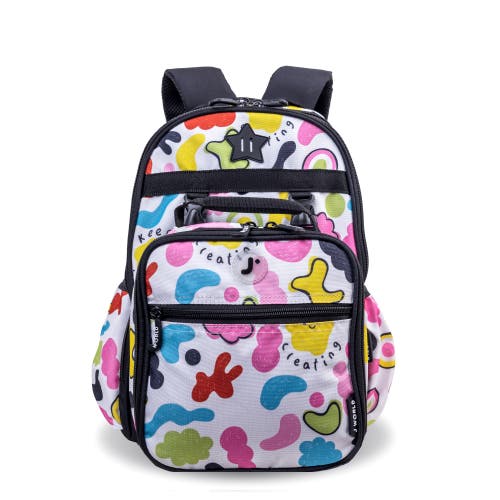 J World Duet Kid's 16" Backpack With Detachable Lunch Box For School