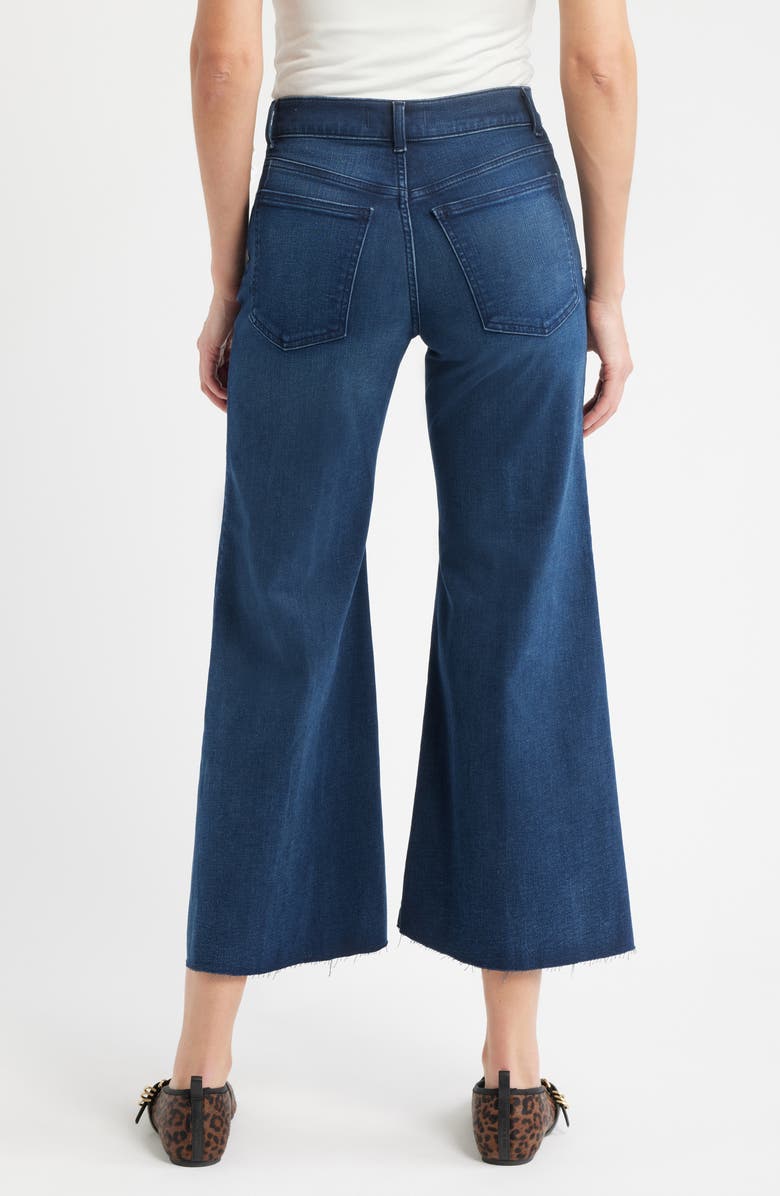 Madewell High Waist Ankle Flare Wide Leg Jeans, Alternate, color, Kingston Wash