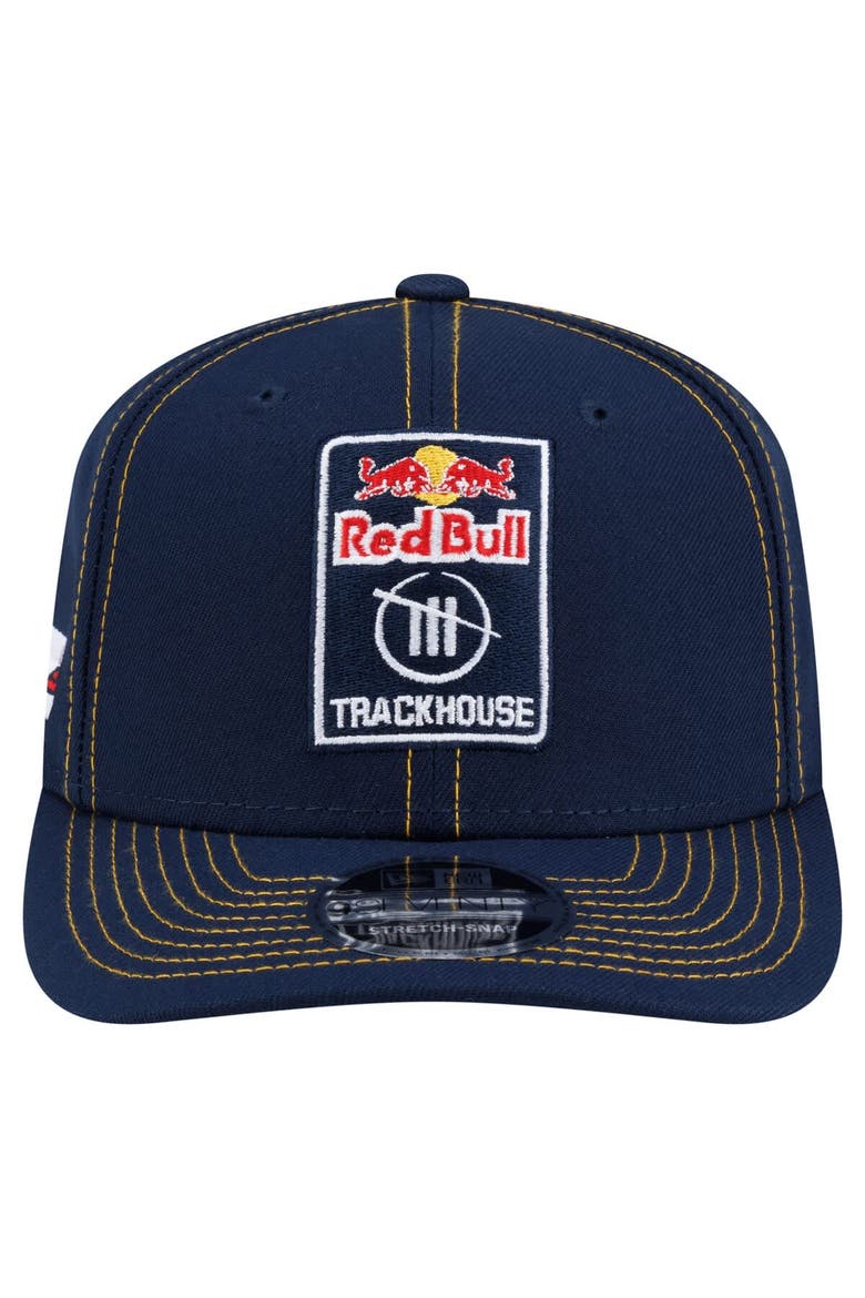 Men's New Era  Navy Connor Zilisch Trackhouse Driver Firesuit 9SEVENTY Adjustable Hat, Alternate, color, Navy