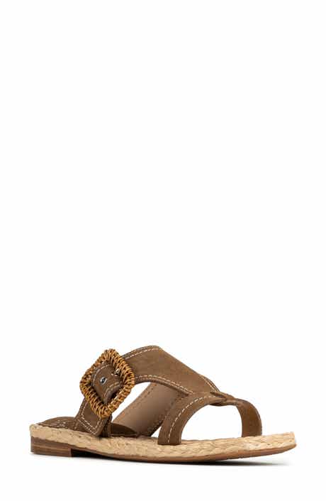 Donald Pliner <p>Hilari Leather Slide Sandal (Women)</p>