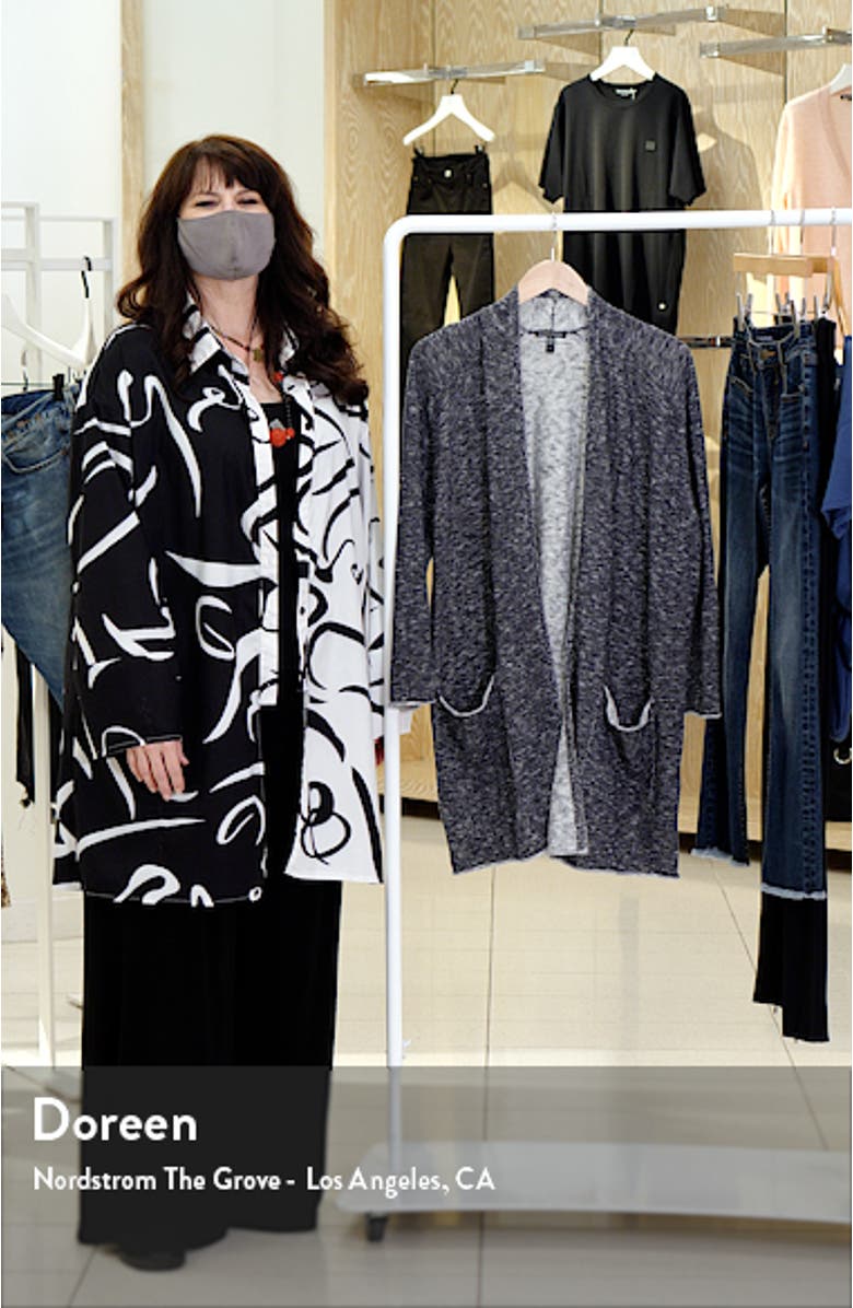 Long Cotton & Linen Blend Cardigan, sales video thumbnail