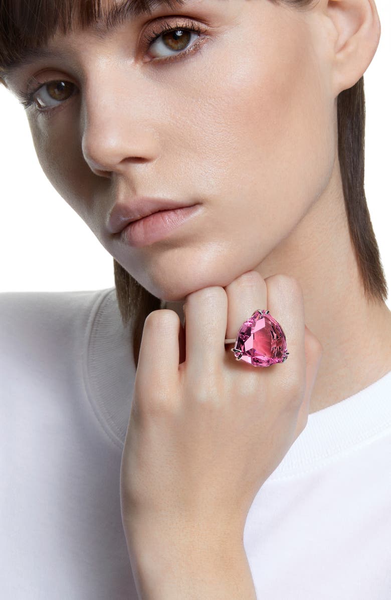 Swarovski Millenia Crystal Cocktail Ring, Alternate, color, 