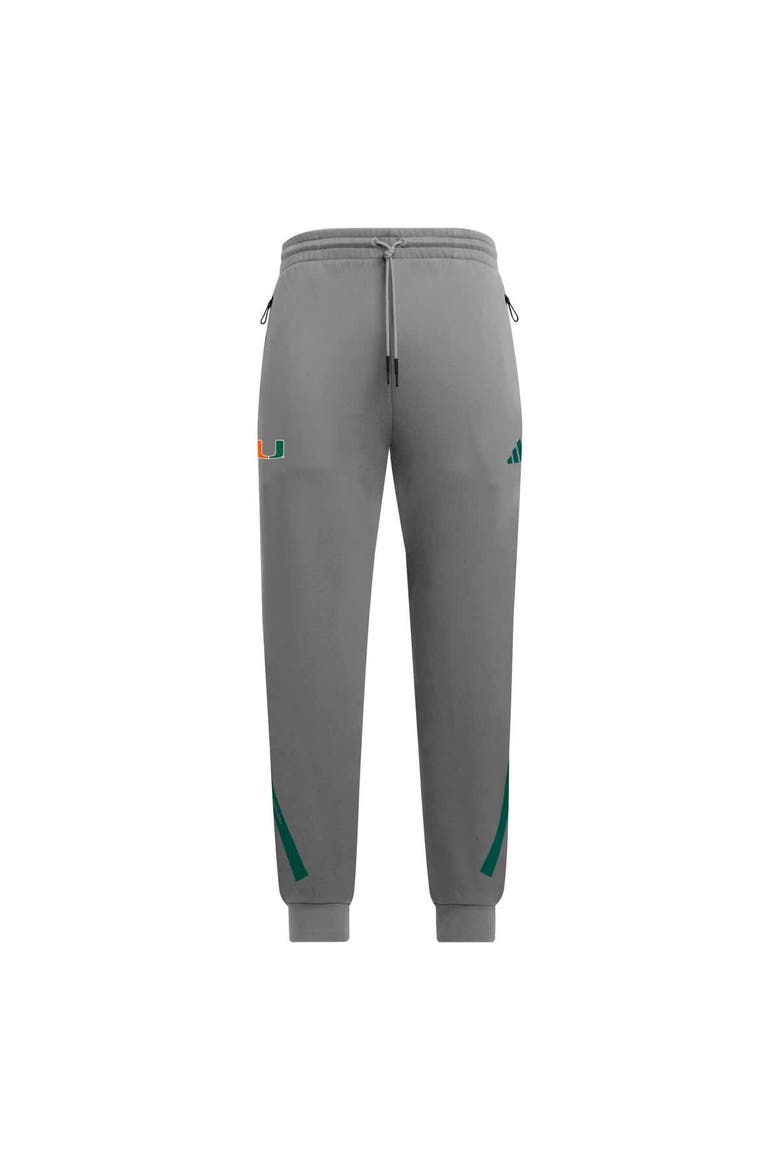 Gray Miami Hurricanes Z.N.E. Pants, Alternate, color, Gray