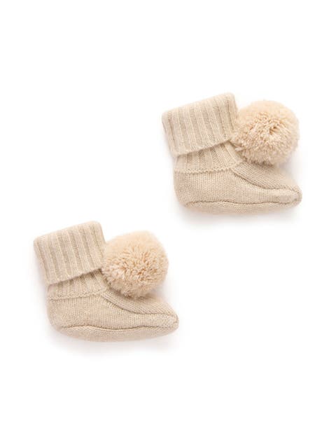 Cashmere Baby Booties