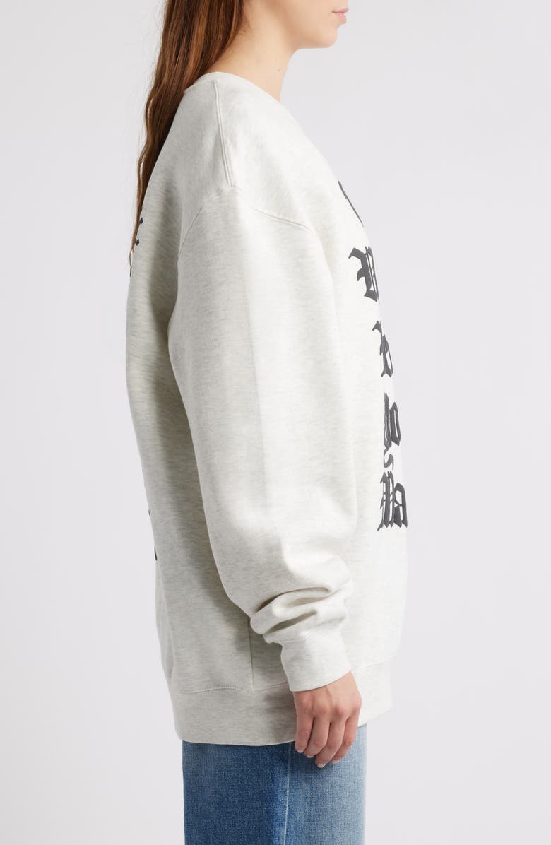 Dressed in Lala Magic Mantra Puff Print Graphic Sweatshirt, Alternate, color, Oatmeal