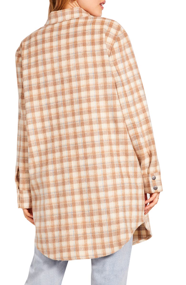 BB Dakota by Steve Madden BB Dakota Eldridge Plaid Shirt Jacket, Alternate, color,