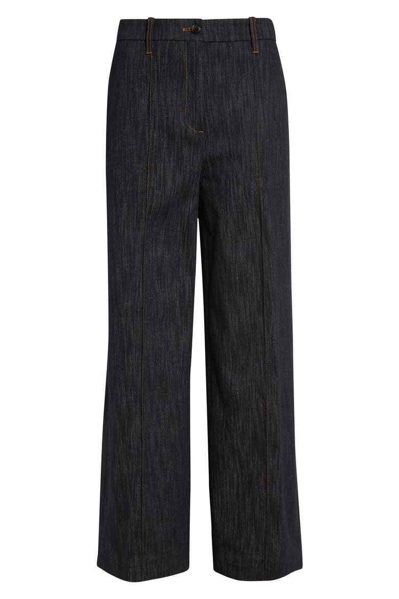Pintuck Wide Leg Jeans, Alternate, color, 11 BLUE